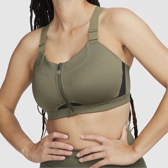 Nike Other - Nike Dri-Fit Alpha Zip Front High Support Sports Bra